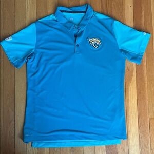 Jacksonville Jaguars Nike Teal Dri-FIT Women’s Polo, size L